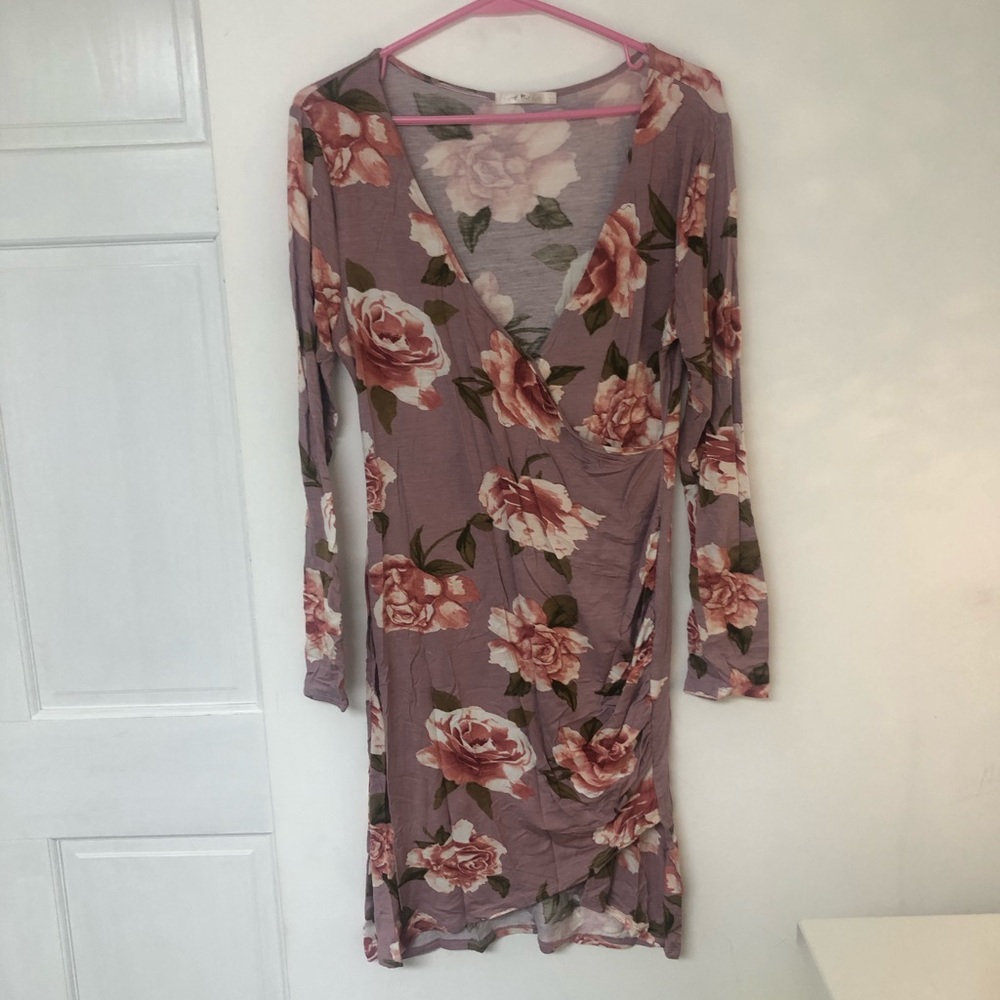 Floral tight dress